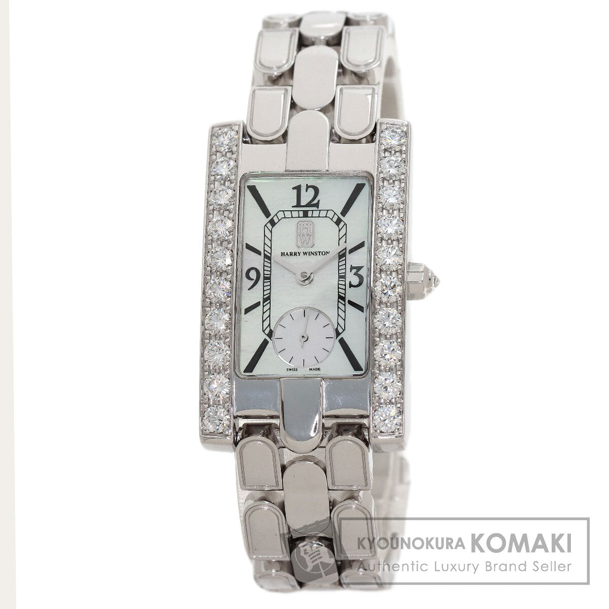 HARRY WINSTON Avenue Diamond Watches 310LQW K18 White Gold/K18 White Gold Ladies