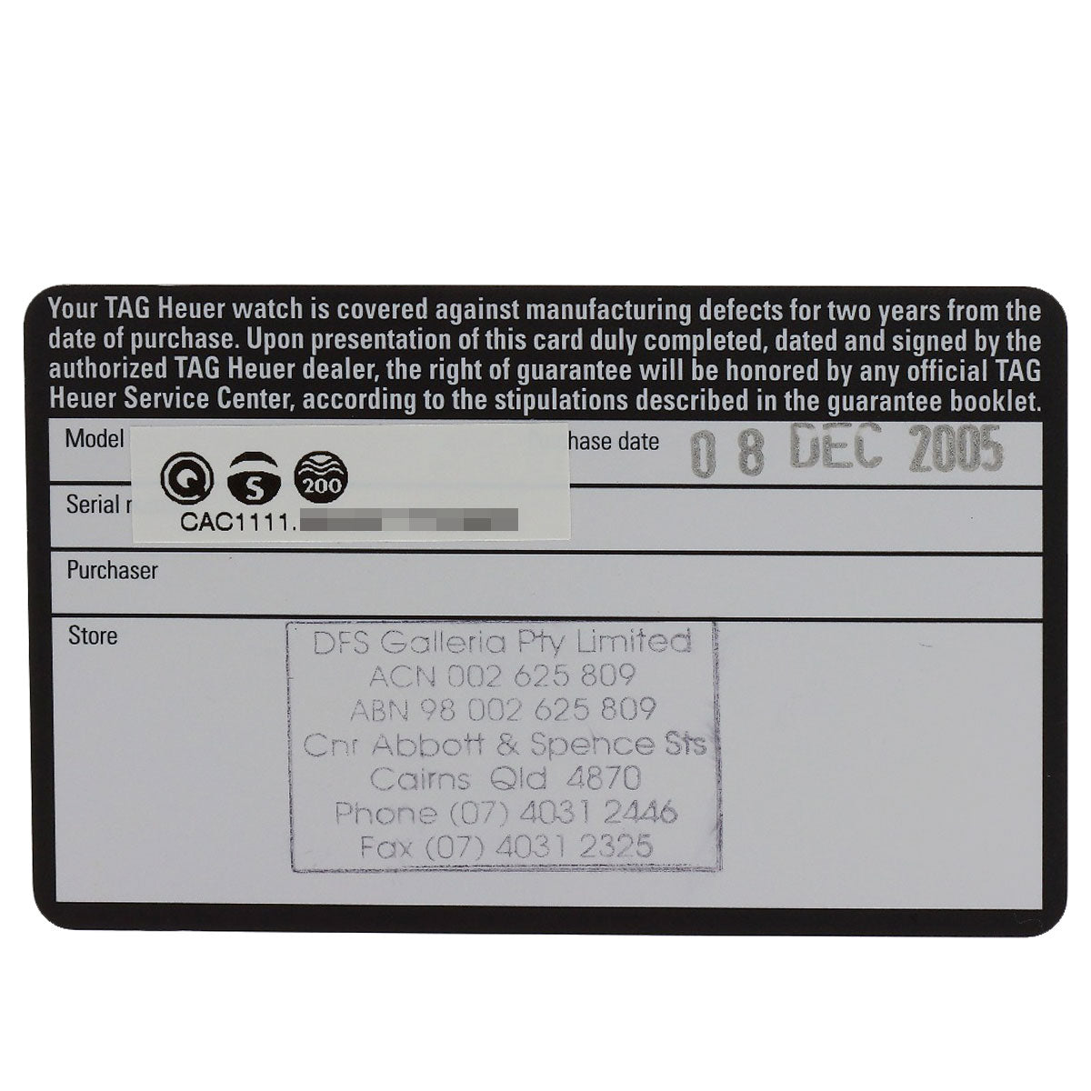 TAG HEUER FORMULA1 chronograph Watches CAC1111 Stainless Steel/Stainless Steel mens
