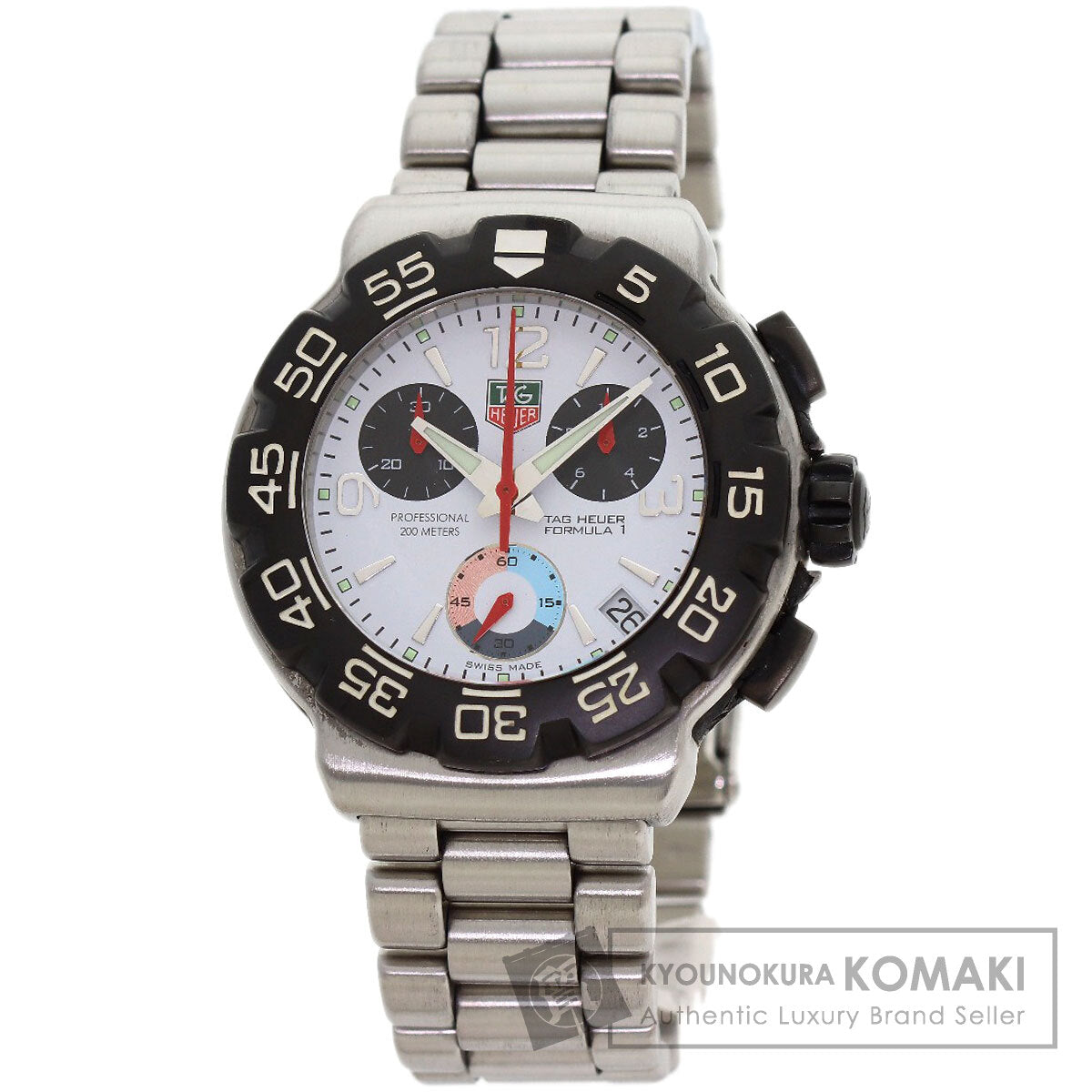 TAG HEUER FORMULA1 chronograph Watches CAC1111 Stainless Steel/Stainless Steel mens
