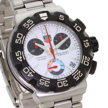TAG HEUER FORMULA1 chronograph Watches CAC1111 Stainless Steel/Stainless Steel mens