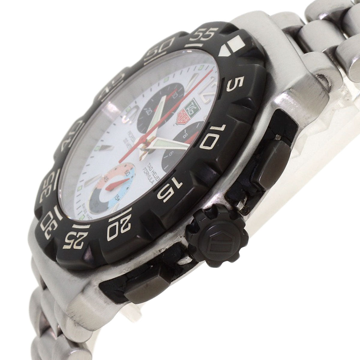 TAG HEUER FORMULA1 chronograph Watches CAC1111 Stainless Steel/Stainless Steel mens