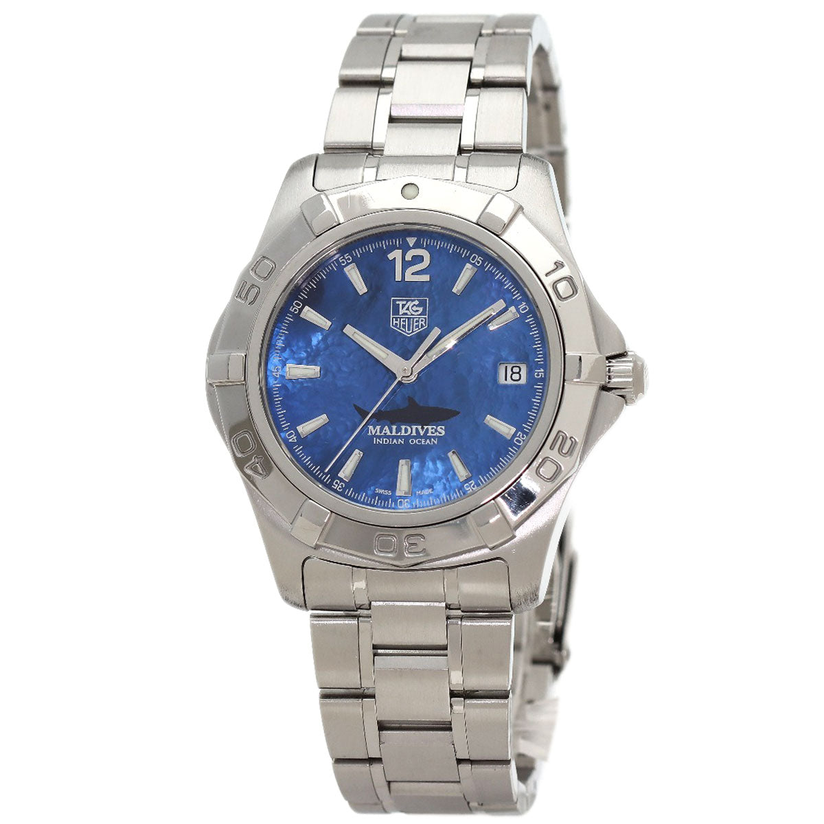 TAG HEUER Aquaracer Maldives - Limited Edition of 1000 Watches WAF211M Stainless Steel/Stainless Steel mens