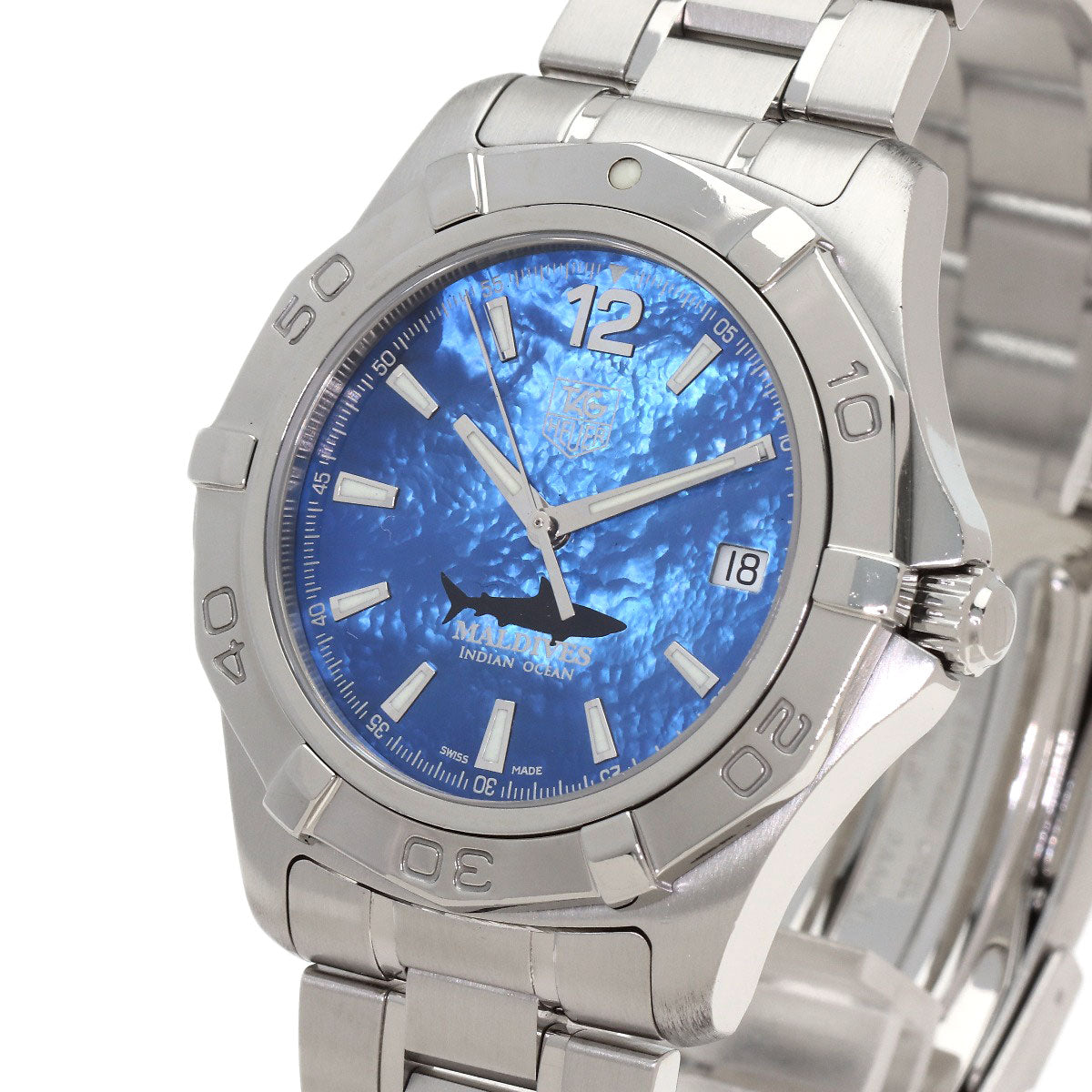 TAG HEUER Aquaracer Maldives - Limited Edition of 1000 Watches WAF211M Stainless Steel/Stainless Steel mens