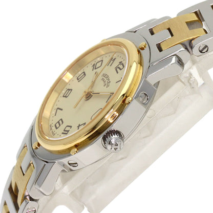 HERMES Clipper Watches CL4.220 Stainless Steel/SSxGP Ladies