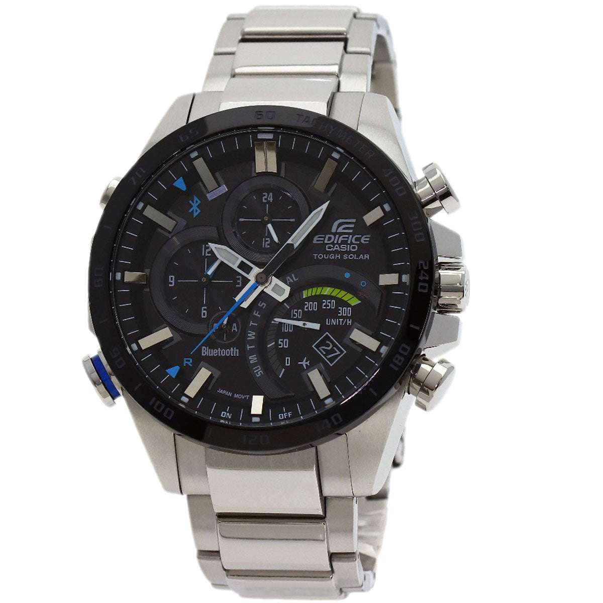 CASIO Edifice Time Traveler Watches EQB-501 Stainless Steel/Stainless Steel mens