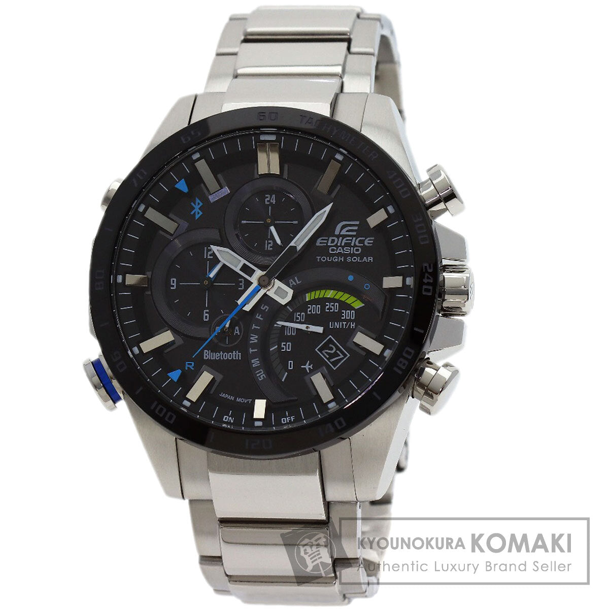 CASIO Edifice Time Traveler Watches EQB-501 Stainless Steel/Stainless Steel mens