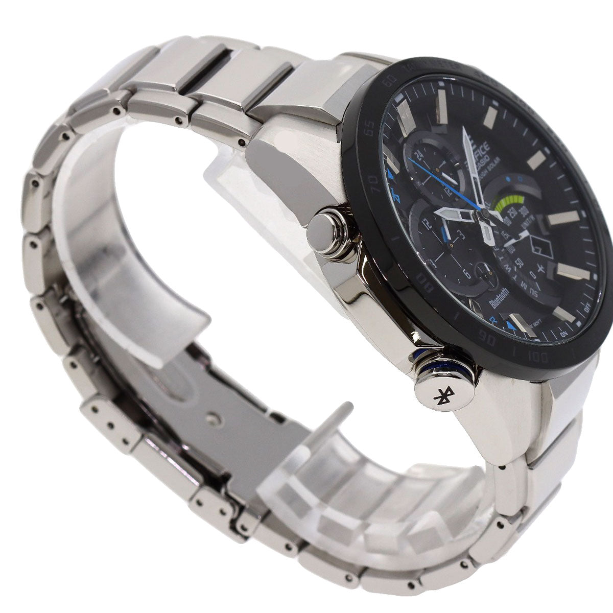 CASIO Edifice Time Traveler Watches EQB-501 Stainless Steel/Stainless Steel mens