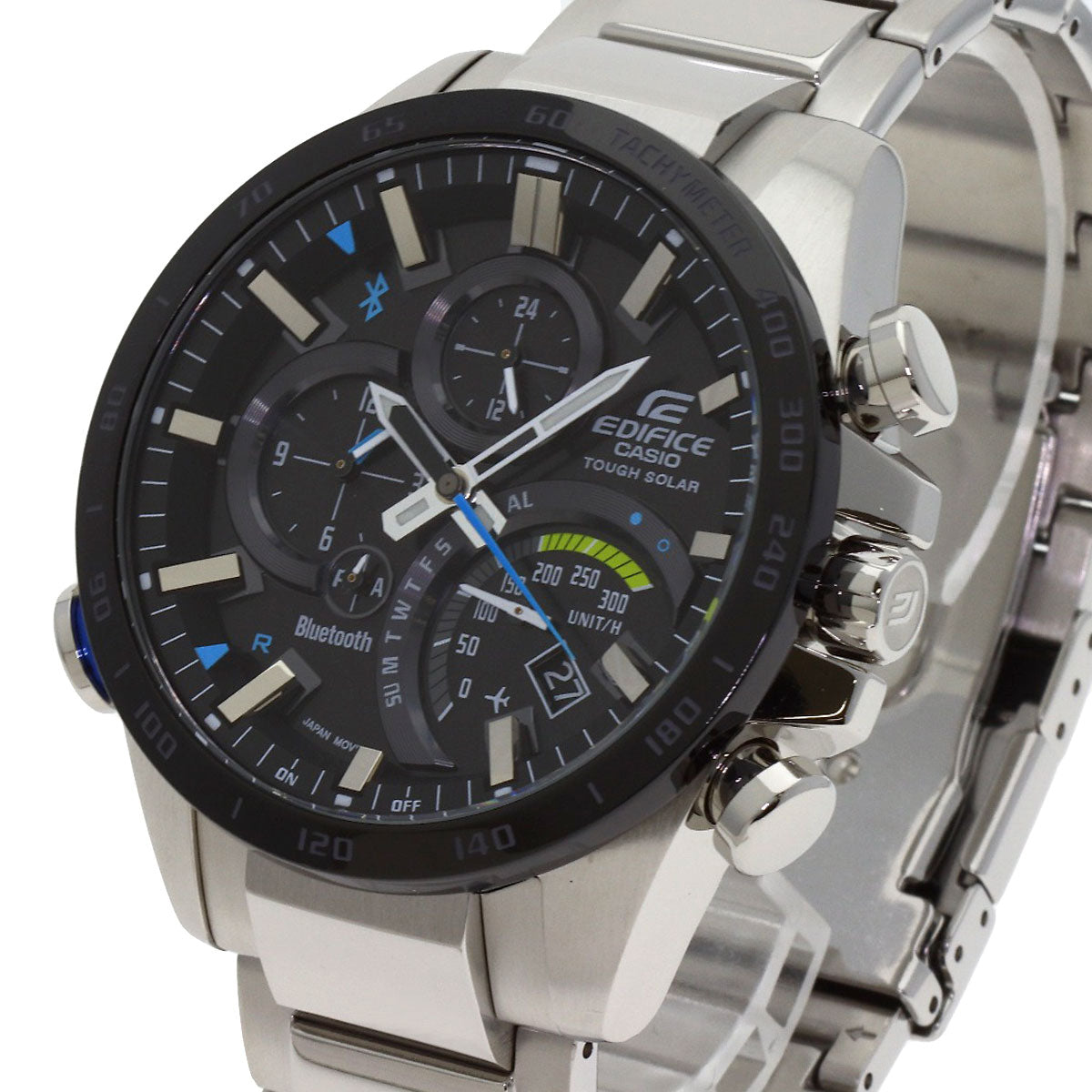 CASIO Edifice Time Traveler Watches EQB-501 Stainless Steel/Stainless Steel mens