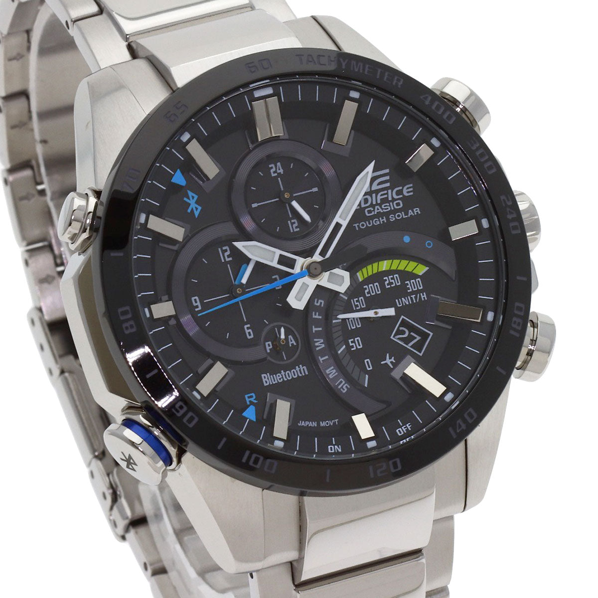 CASIO Edifice Time Traveler Watches EQB-501 Stainless Steel/Stainless Steel mens