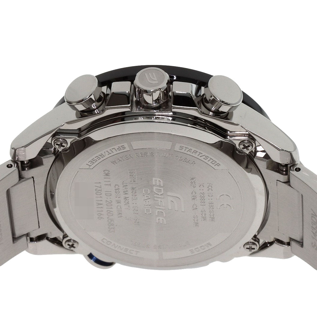 CASIO Edifice Time Traveler Watches EQB-501 Stainless Steel/Stainless Steel mens