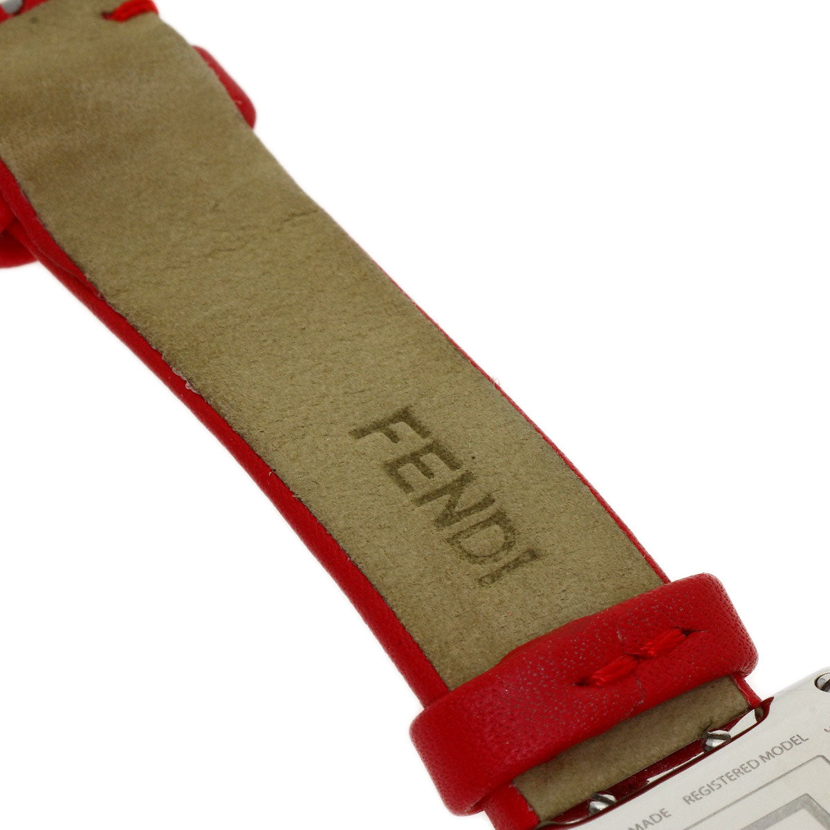 FENDI Fendimania Zucca Watches Stainless Steel/Leather Ladies