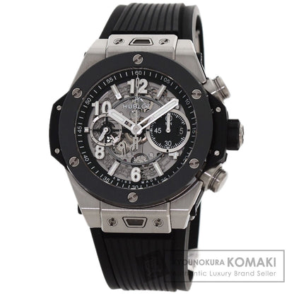 HUBLOT Big Bang Unico Titanium Ceramic Watches 421.NM.1170.RX Titanium/Rubber mens