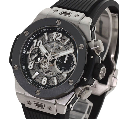 HUBLOT Big Bang Unico Titanium Ceramic Watches 421.NM.1170.RX Titanium/Rubber mens