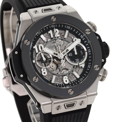 HUBLOT Big Bang Unico Titanium Ceramic Watches 421.NM.1170.RX Titanium/Rubber mens