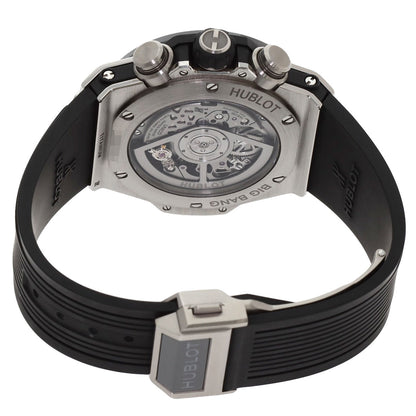 HUBLOT Big Bang Unico Titanium Ceramic Watches 421.NM.1170.RX Titanium/Rubber mens
