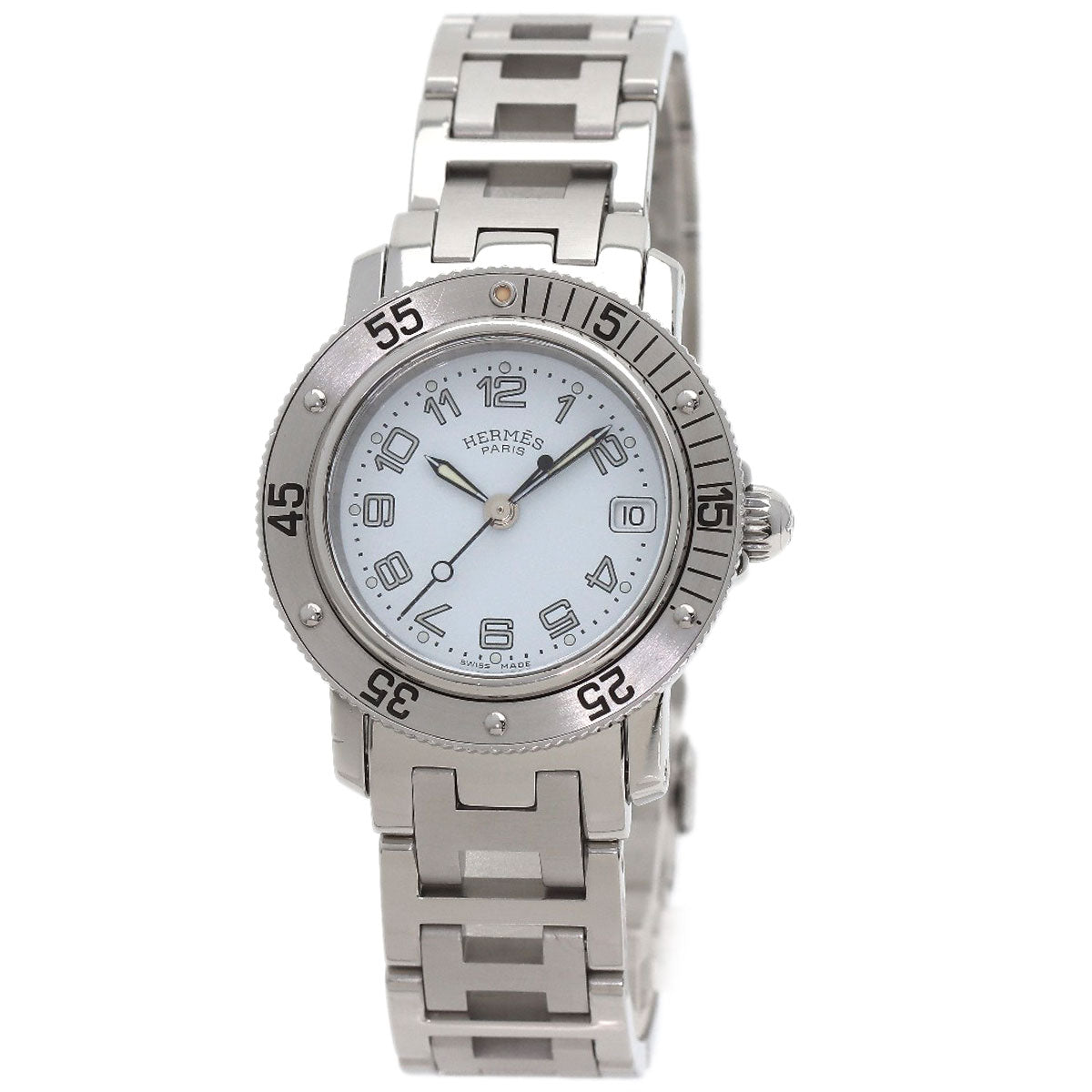 HERMES Clipper diver Watches CL5.210 Stainless Steel/Stainless Steel Ladies