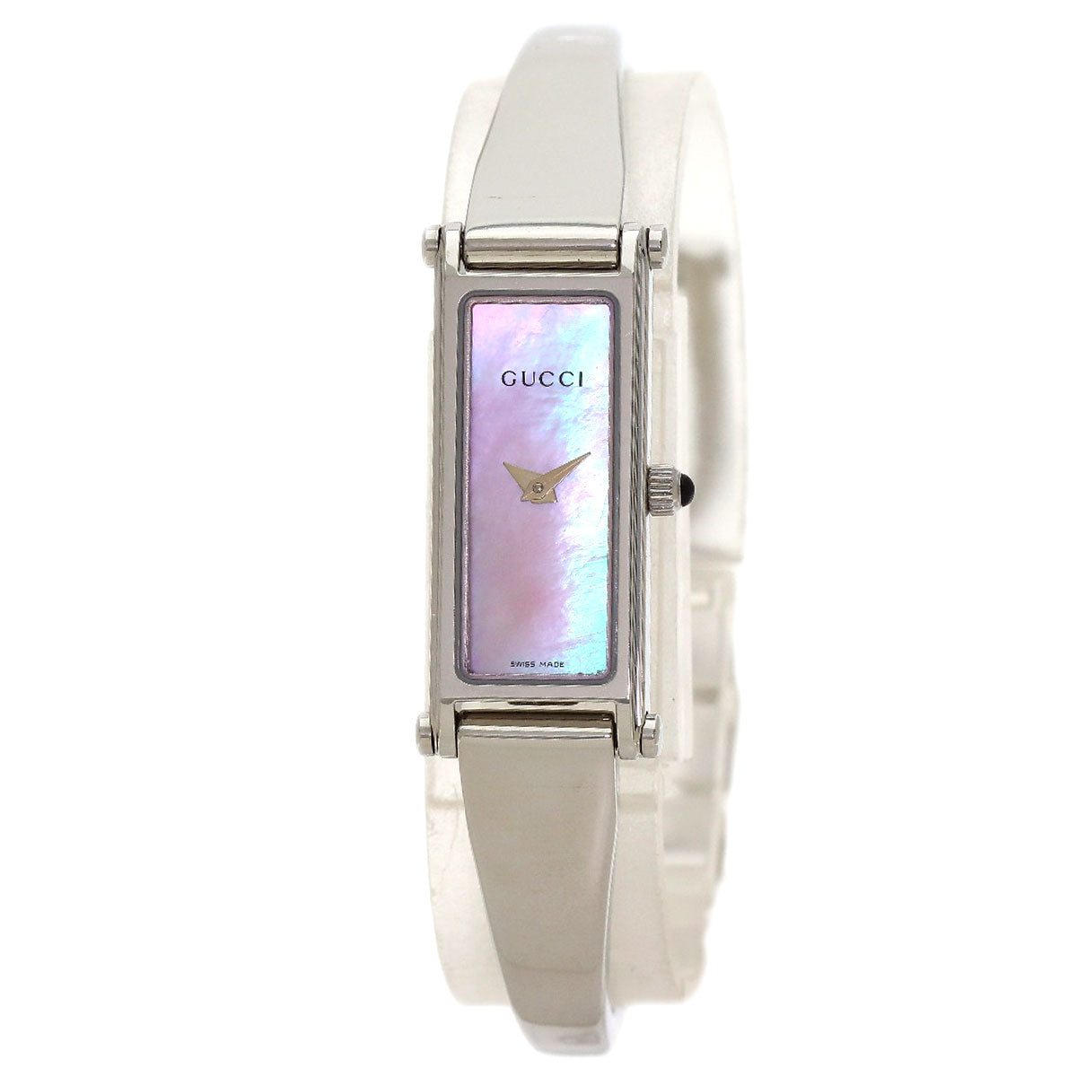 GUCCI Square face Watches 1500L Stainless Steel/Stainless Steel Ladies
