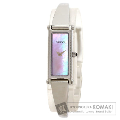 GUCCI Square face Watches 1500L Stainless Steel/Stainless Steel Ladies