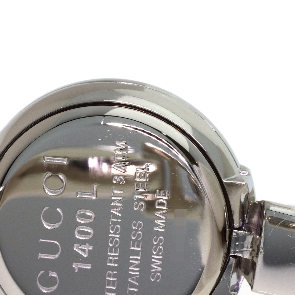 GUCCI Round Face GG Bangle Watches 1400L Stainless Steel/Stainless Steel Ladies