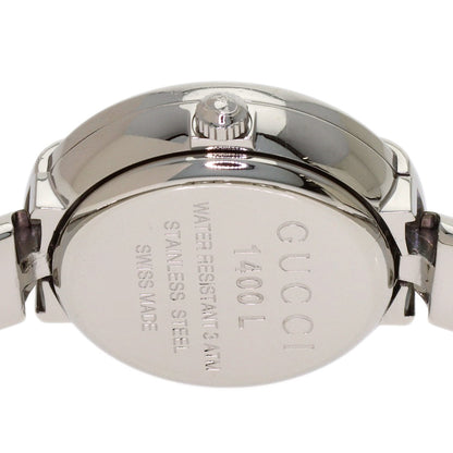 GUCCI Round Face GG Bangle Watches 1400L Stainless Steel/Stainless Steel Ladies