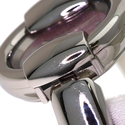 GUCCI Round Face GG Bangle Watches 1400L Stainless Steel/Stainless Steel Ladies