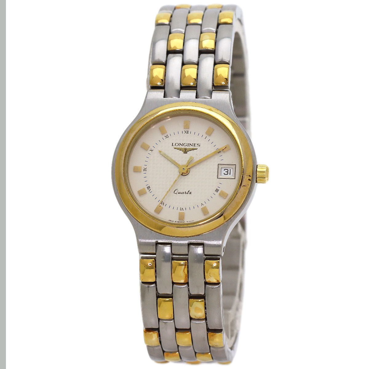 LONGINES Round face Watches 7295 Stainless Steel/SSxGP Ladies