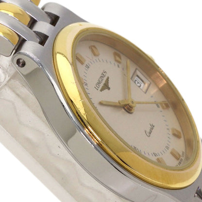 LONGINES Round face Watches 7295 Stainless Steel/SSxGP Ladies