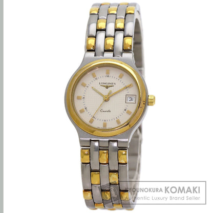 LONGINES Round face Watches 7295 Stainless Steel/SSxGP Ladies