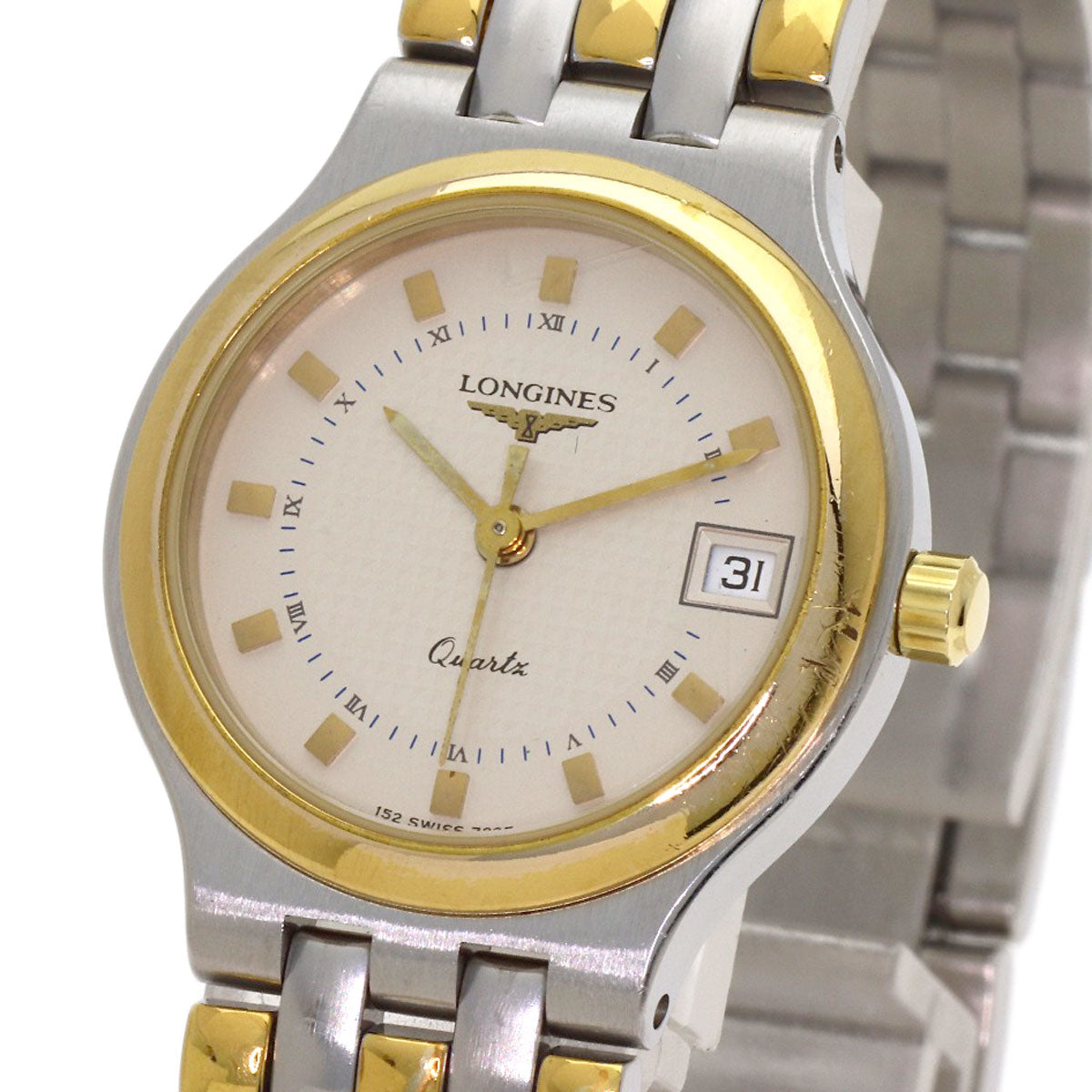 LONGINES Round face Watches 7295 Stainless Steel/SSxGP Ladies