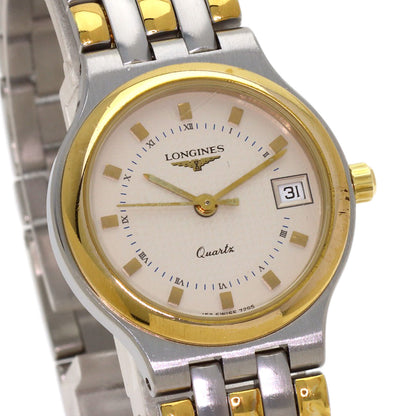 LONGINES Round face Watches 7295 Stainless Steel/SSxGP Ladies