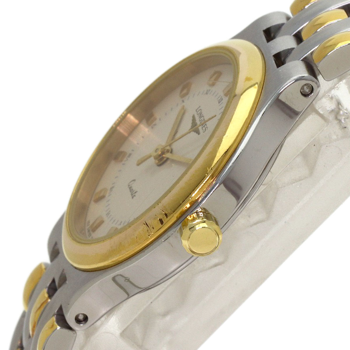 LONGINES Round face Watches 7295 Stainless Steel/SSxGP Ladies