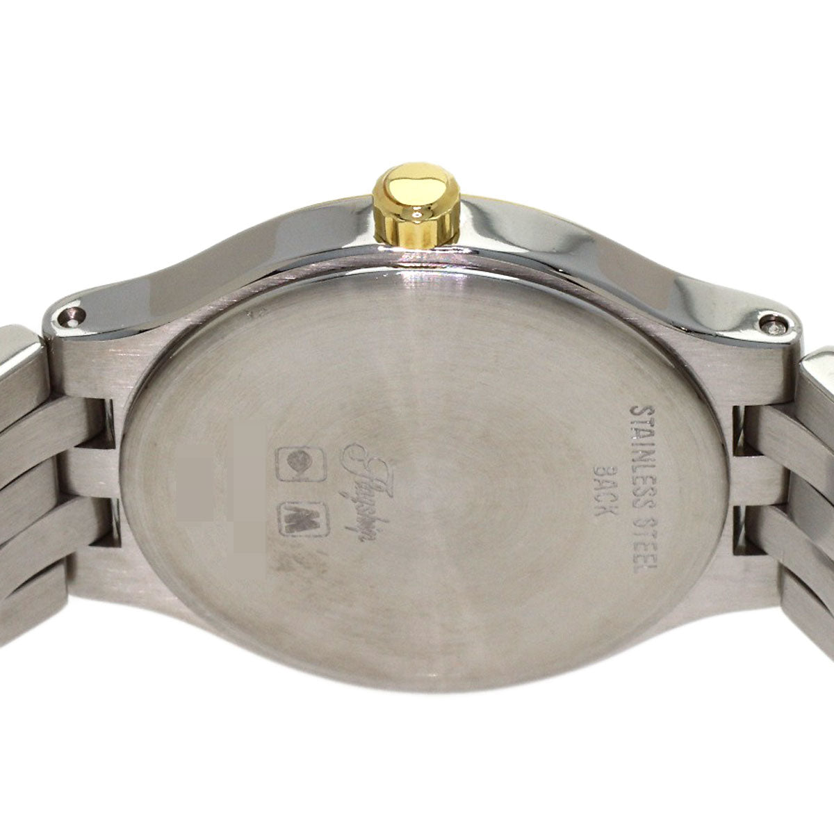 LONGINES Round face Watches 7295 Stainless Steel/SSxGP Ladies