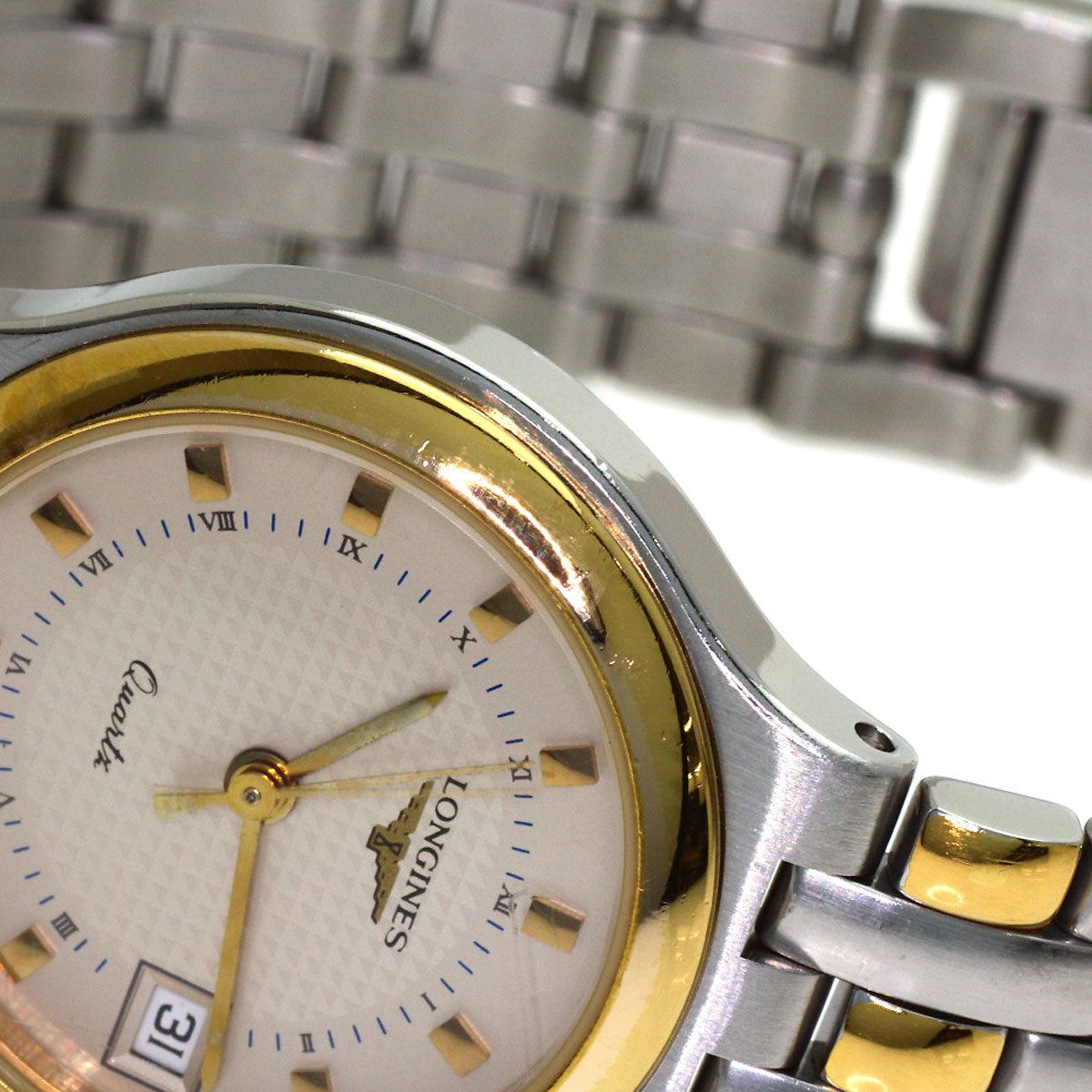 LONGINES Round face Watches 7295 Stainless Steel/SSxGP Ladies