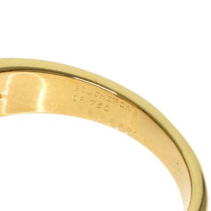 Boucheron Quartz Crystal Diamond Ring K18 Yellow Gold Ladies [Used]