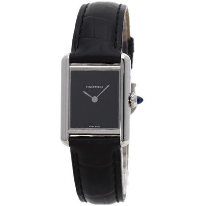 CARTIER tank mast SM Watches WSTA0071 Stainless Steel/Leather Ladies