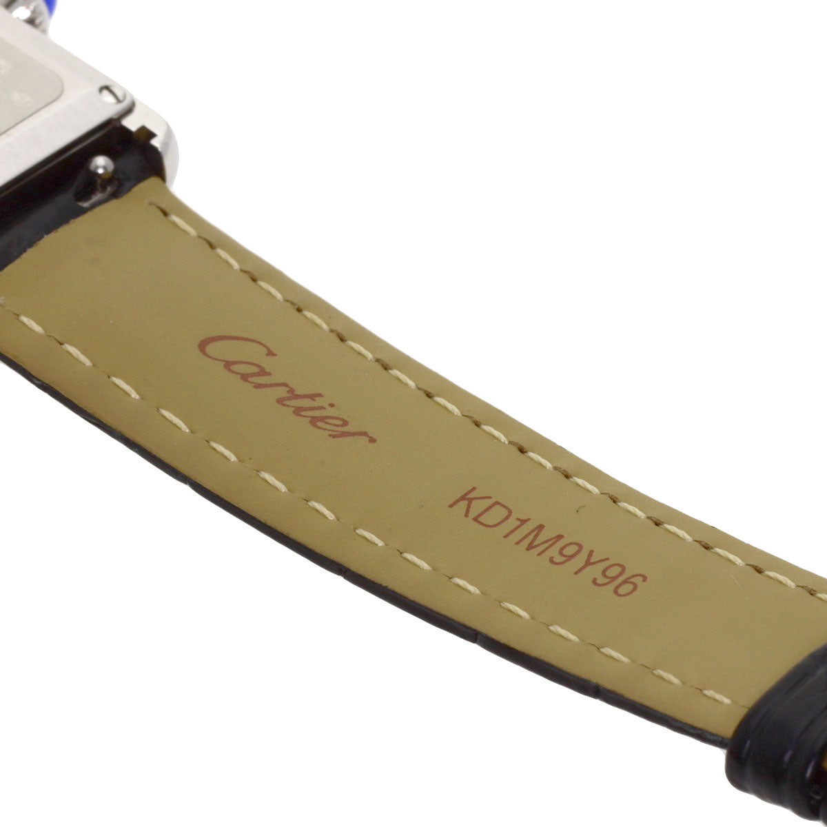 CARTIER tank mast SM Watches WSTA0071 Stainless Steel/Leather Ladies