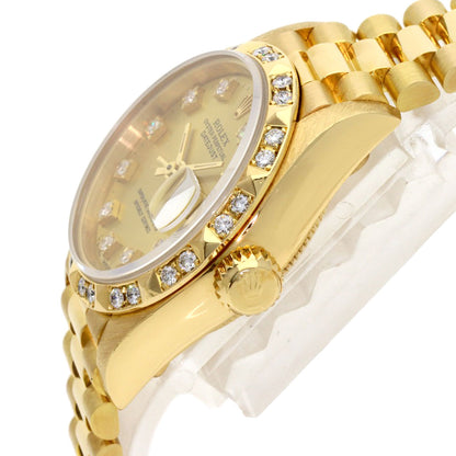 ROLEX DATEJUST 10P Diamond Watches 69258G K18 Yellow Gold/18K Yellow Gold Ladies