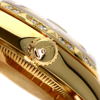ROLEX DATEJUST 10P Diamond Watches 69258G K18 Yellow Gold/18K Yellow Gold Ladies
