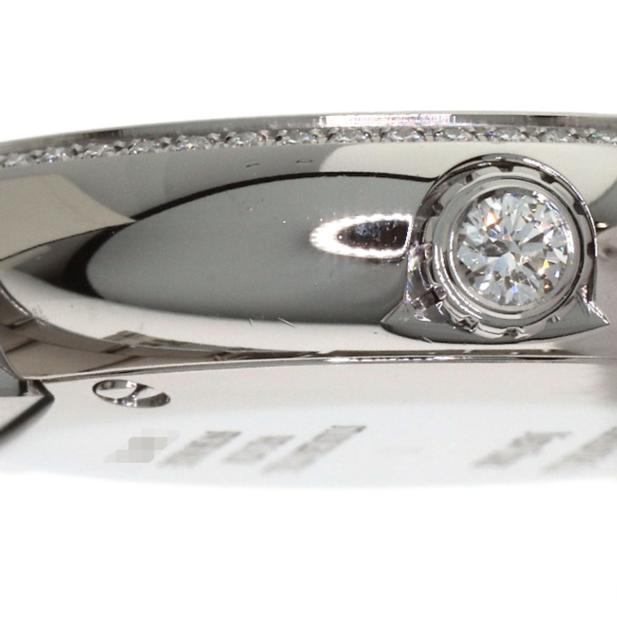 TIFFANY&Co. Atlas 2 Hand Diamond Watches Stainless Steel/Stainless Steel Ladies