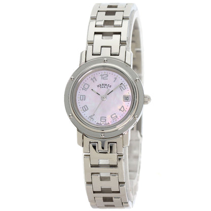 HERMES Clipper Nacre new buckle Watches CL4.210 Stainless Steel/Stainless Steel Ladies
