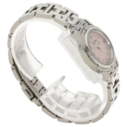 HERMES Clipper Nacre new buckle Watches CL4.210 Stainless Steel/Stainless Steel Ladies