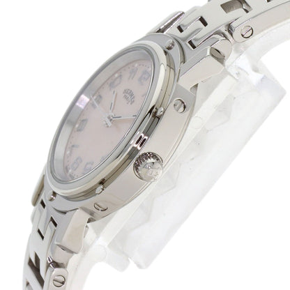 HERMES Clipper Nacre new buckle Watches CL4.210 Stainless Steel/Stainless Steel Ladies