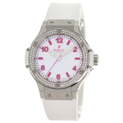 HUBLOT Big bang diamond Watches 361.SE.2090.RW.1104.NAS11 Stainless Steel/Rubber Ladies
