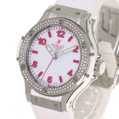 HUBLOT Big bang diamond Watches 361.SE.2090.RW.1104.NAS11 Stainless Steel/Rubber Ladies