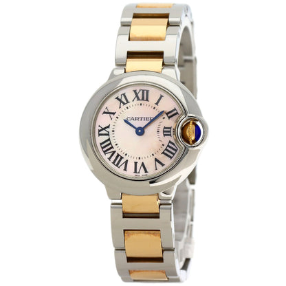 CARTIER Baron Blue SM 1.1 " Watches W6920034 Stainless Steel/SSxK18PG Ladies