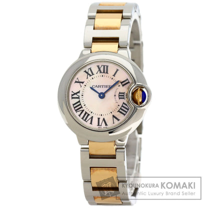 CARTIER Baron Blue SM 1.1 " Watches W6920034 Stainless Steel/SSxK18PG Ladies