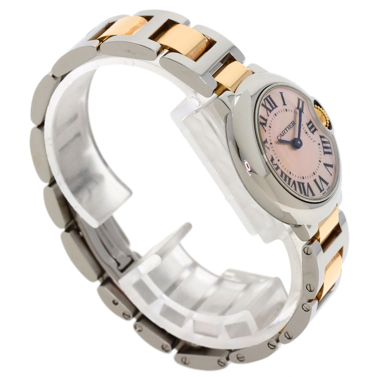 CARTIER Baron Blue SM 1.1 " Watches W6920034 Stainless Steel/SSxK18PG Ladies