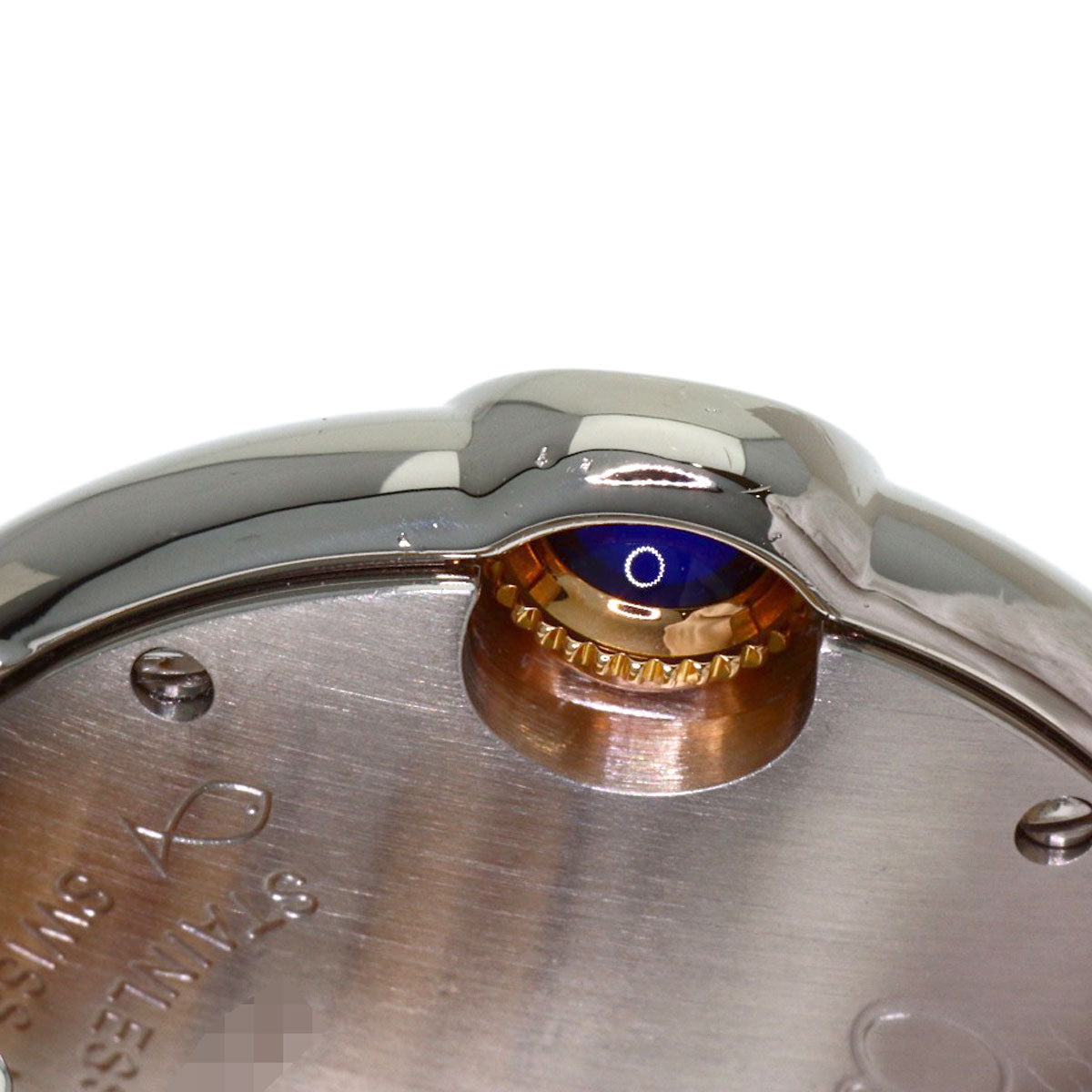 CARTIER Baron Blue SM 1.1 " Watches W6920034 Stainless Steel/SSxK18PG Ladies