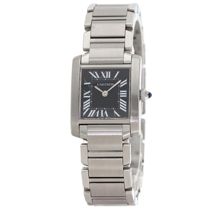 CARTIER Tank Francaise SM Asia Limited Watches W51026Q3 Stainless Steel/Stainless Steel Ladies