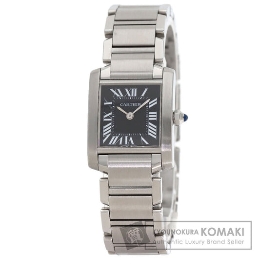 CARTIER Tank Francaise SM Asia Limited Watches W51026Q3 Stainless Steel/Stainless Steel Ladies
